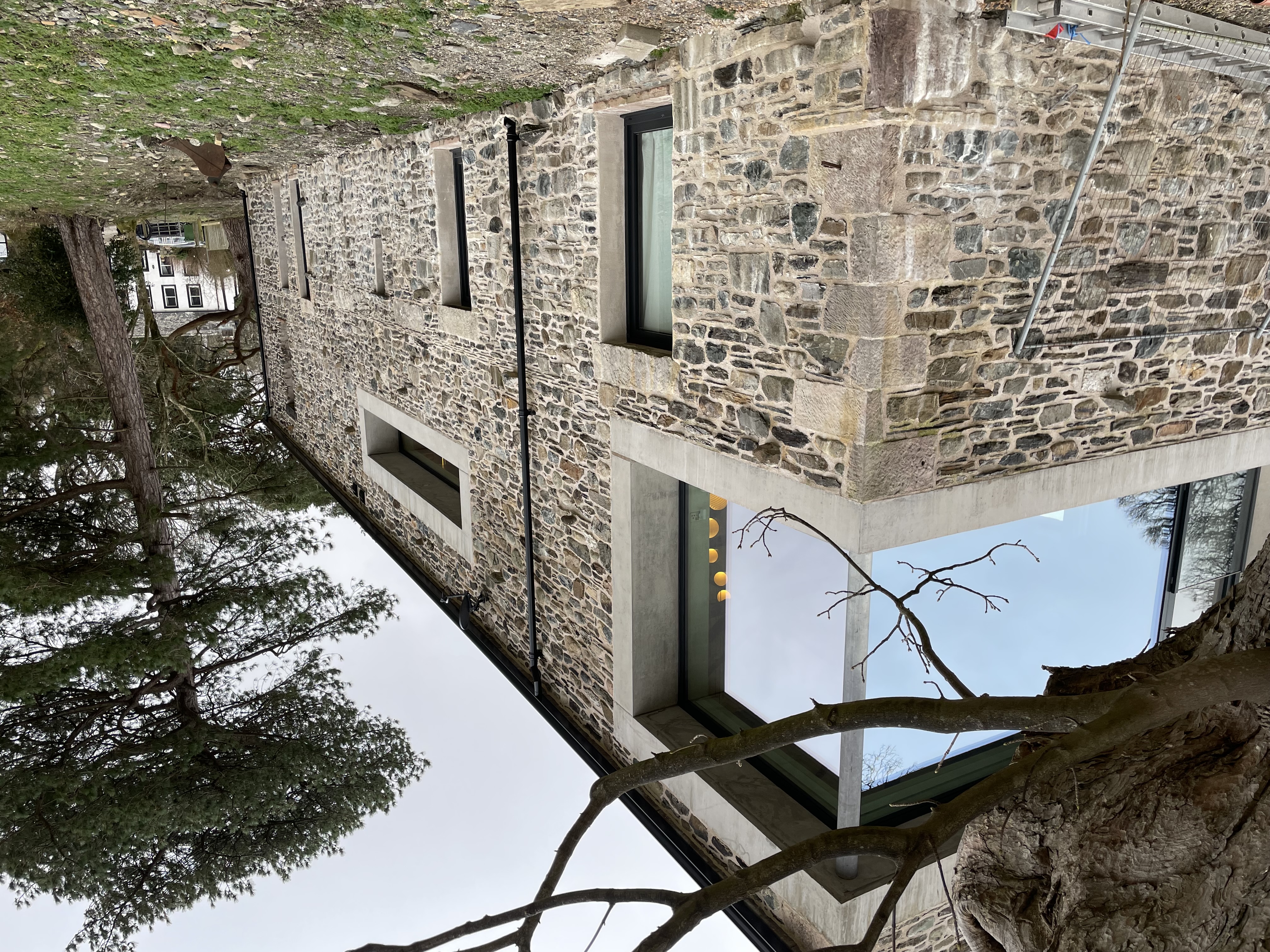 Red Raven Design project — barn conversion stonework detail