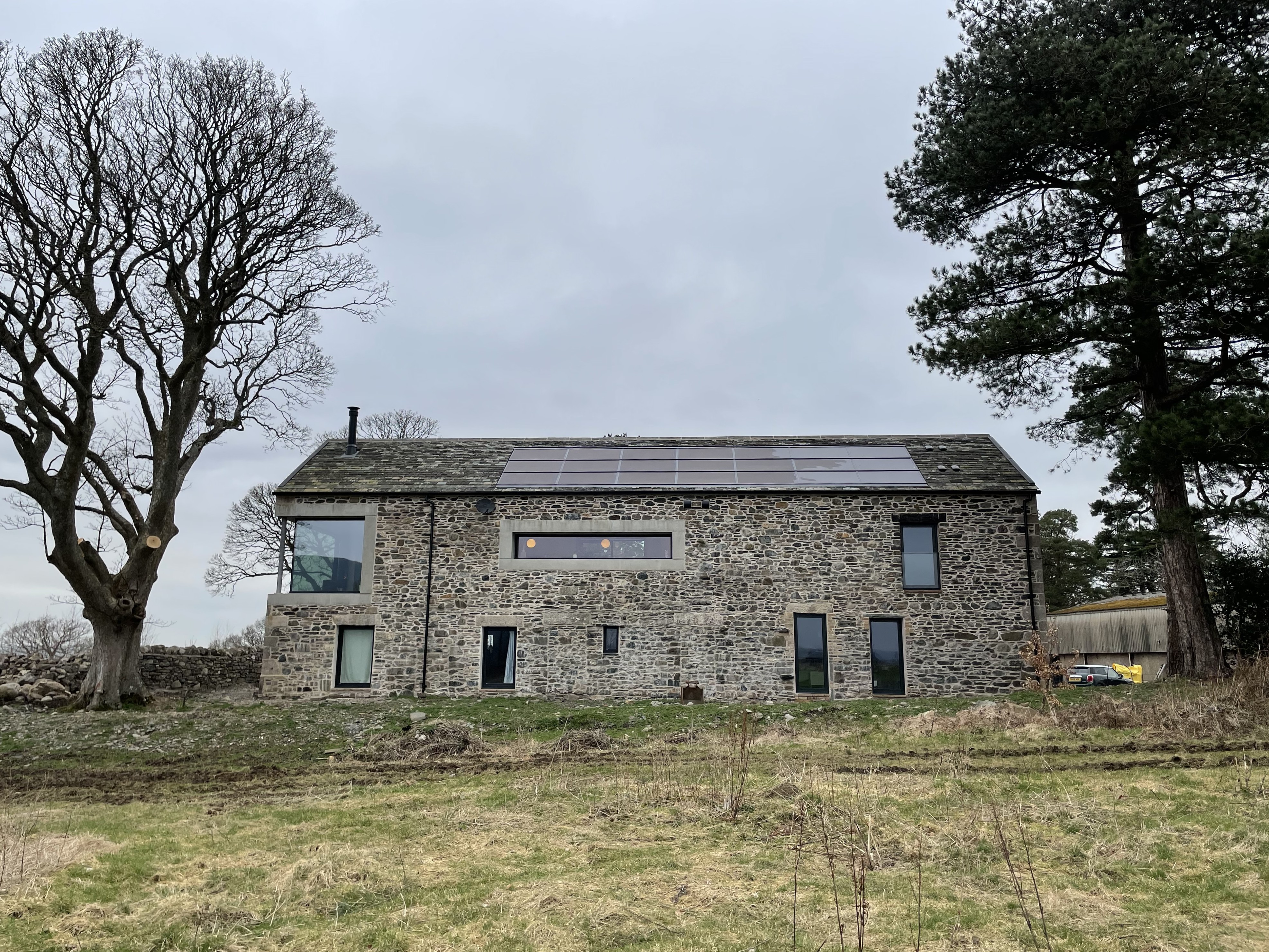 Red Raven Design project — stone barn conversion exterior, Cumbria
