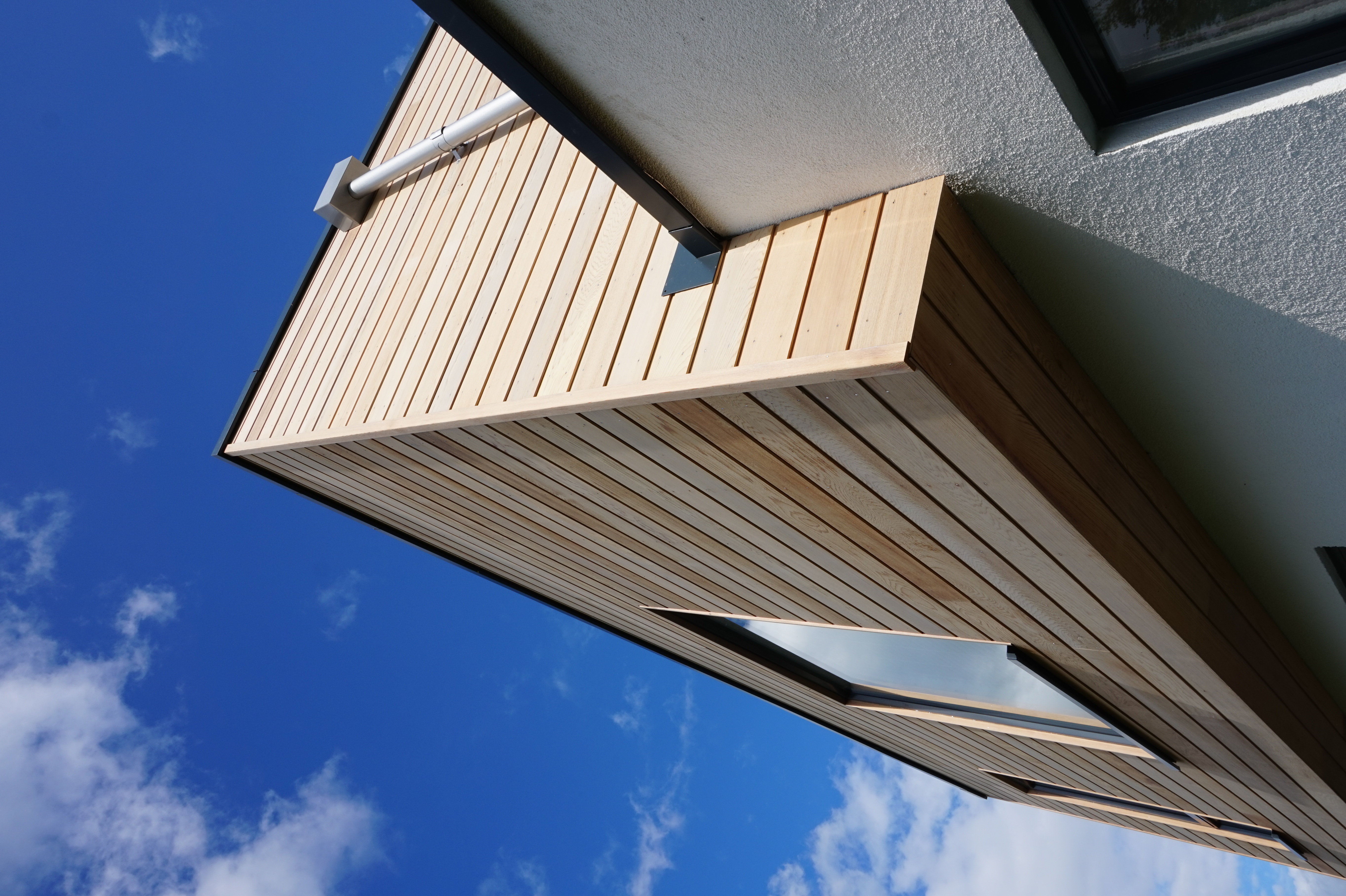 Red Raven Design project — cedar cladding detail
