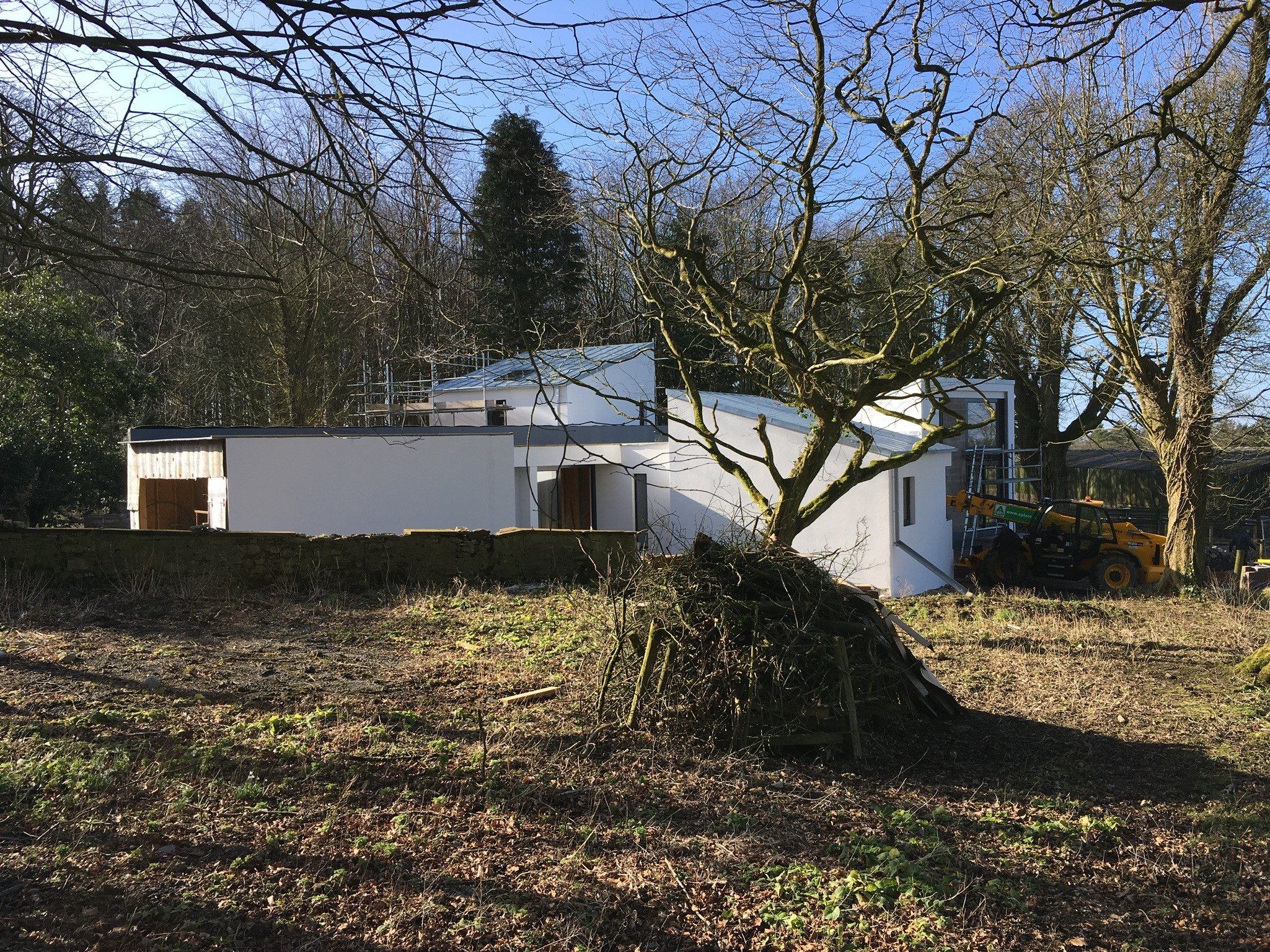Red Raven Design project — Gills House, woodland setting