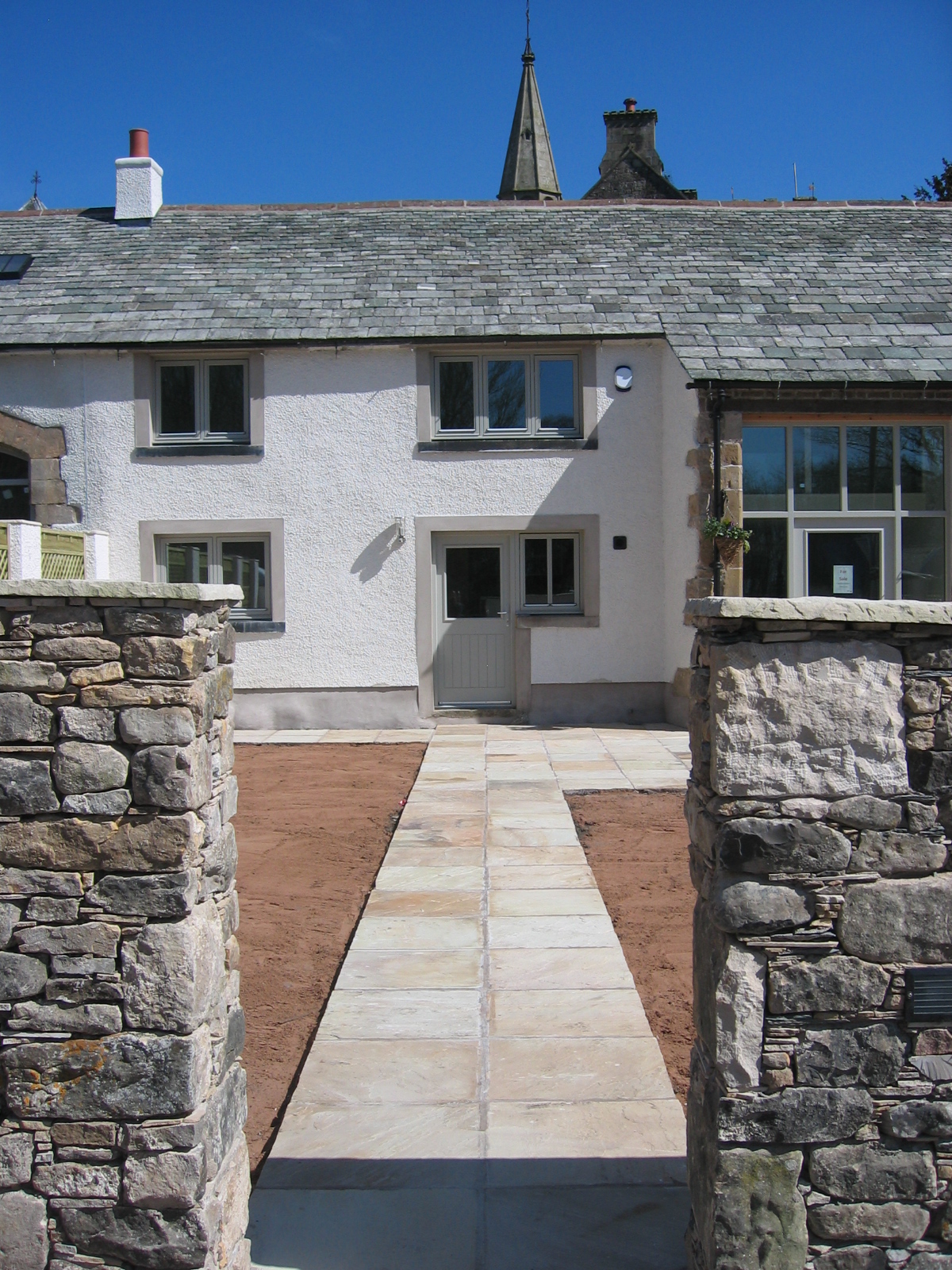 Red Raven Design project — Hall Court entrance