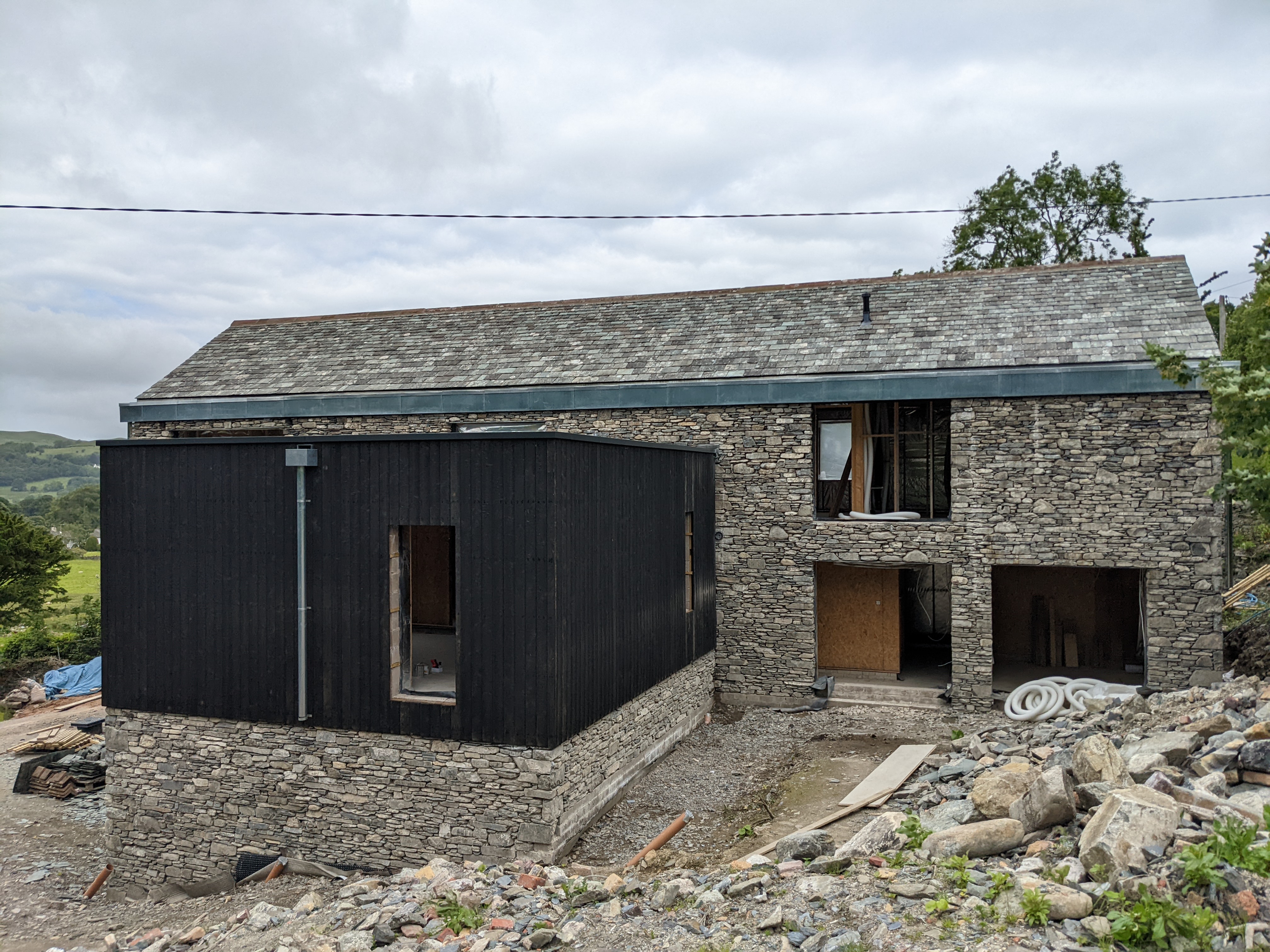 Red Raven Design project — stone barn conversion exterior